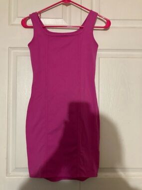 wild fable Hot Pink Asymmetrical Bodycon Dress S